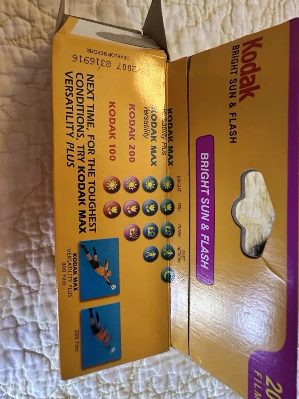 Kodak Gold 200 Film 35mm 4 Rolls 24 Exposures 96 Total Open Box Expired 09/2007
